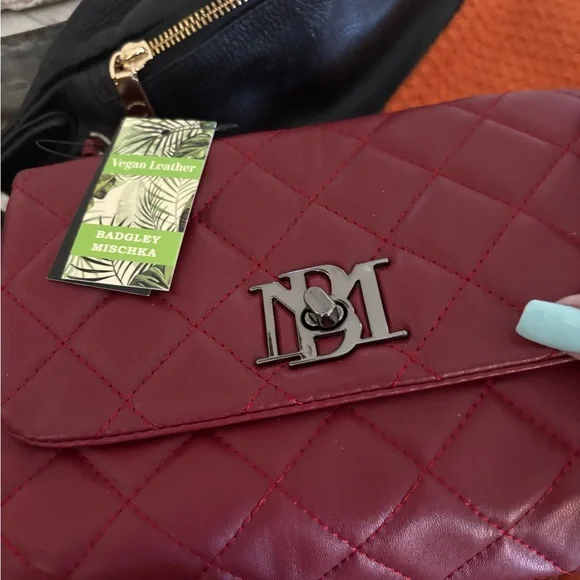 Black Leather Crossbody Bag - Picture 7 of 12